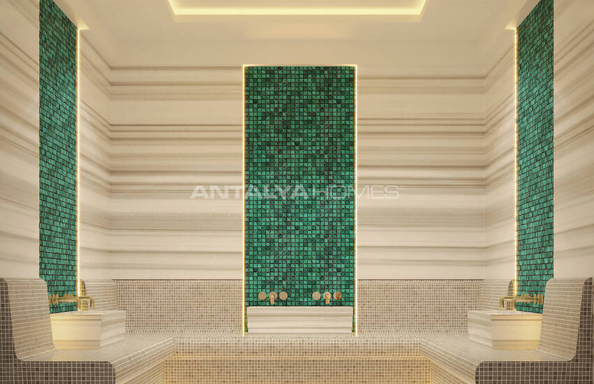 Flats with Rich Social Amenities Near the Beach in Alanya 15