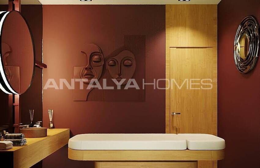 Flats with Rich Social Amenities Near the Beach in Alanya 14
