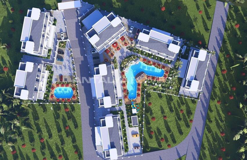 Flats with Rich Social Amenities Near the Beach in Alanya 3