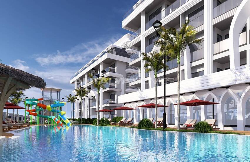 Flats with Rich Social Amenities Near the Beach in Alanya 5
