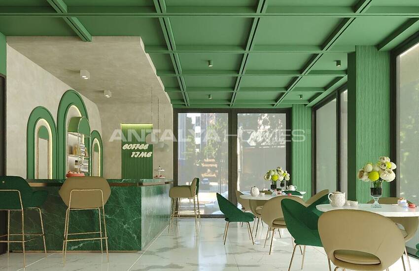 Flats with Rich Social Amenities Near the Beach in Alanya 9