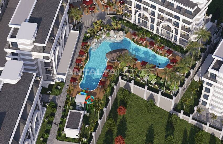 Flats with Rich Social Amenities Near the Beach in Alanya 4