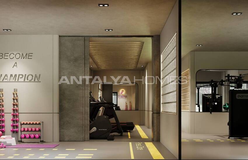 Flats with Rich Social Amenities Near the Beach in Alanya 12