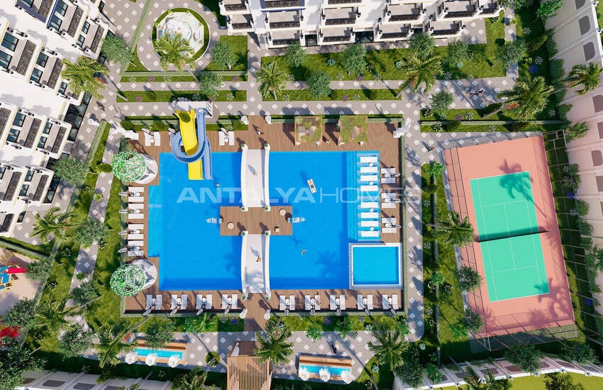 آپارتمان با نمای استخر و امکانات رفاهی در آلانیا 2