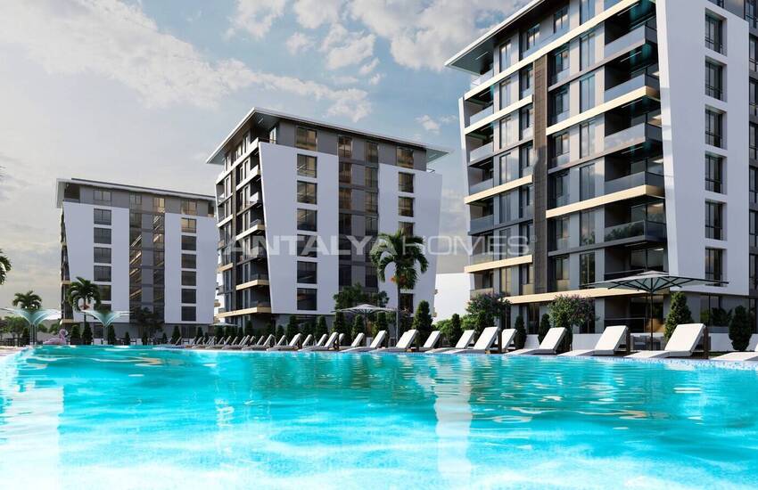 Brand New Apartments in a Complex with Pool in Antalya