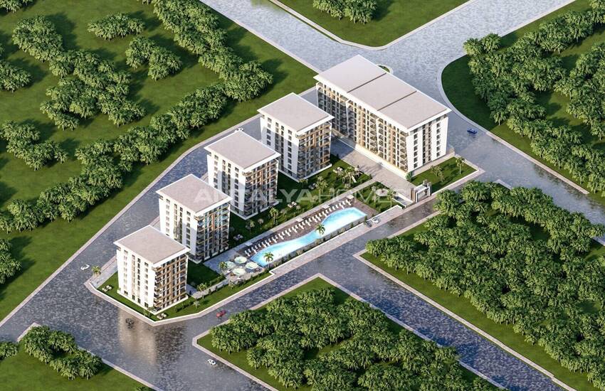 Antalya Kepez'de Havuzlu Site İçinde Sıfır Daireler 2