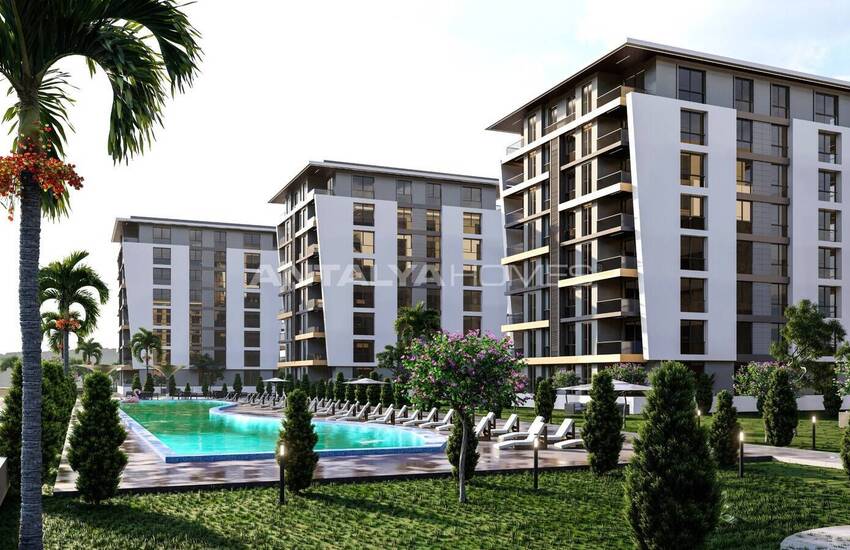 Antalya Kepez'de Havuzlu Site İçinde Sıfır Daireler 5