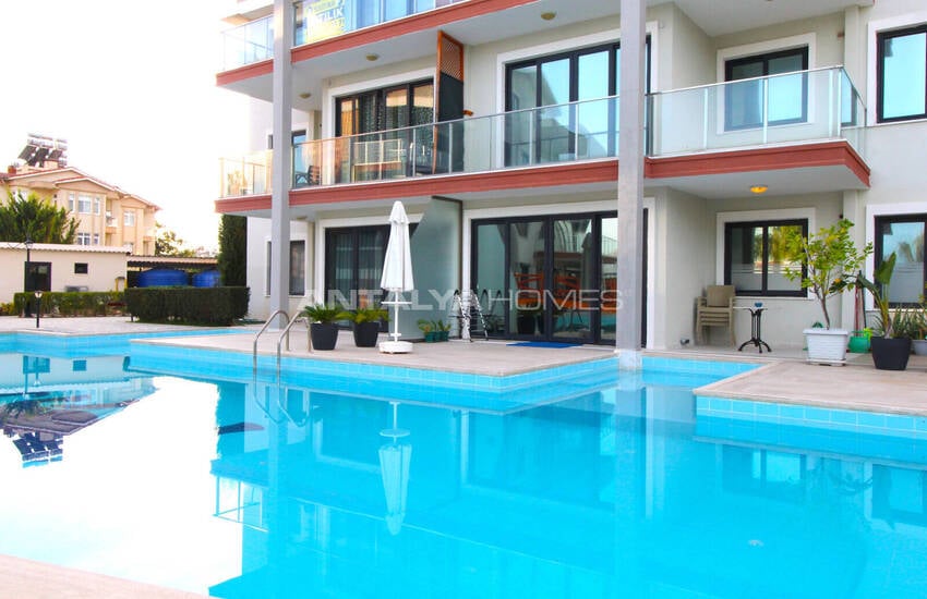 Меблированная квартира 2+1 с садом в комплексе с бассейном в Белеке 7