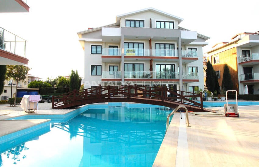 Меблированная квартира 2+1 с садом в комплексе с бассейном в Белеке 8