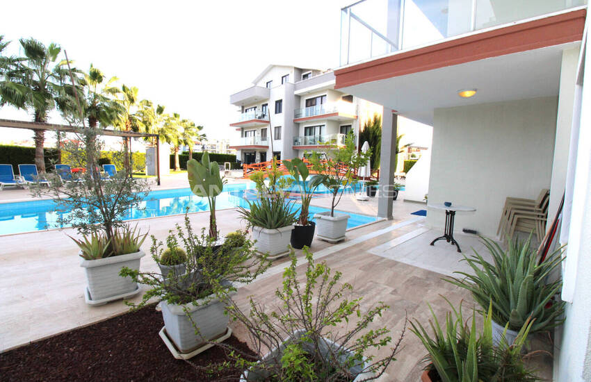 Меблированная квартира 2+1 с садом в комплексе с бассейном в Белеке 11