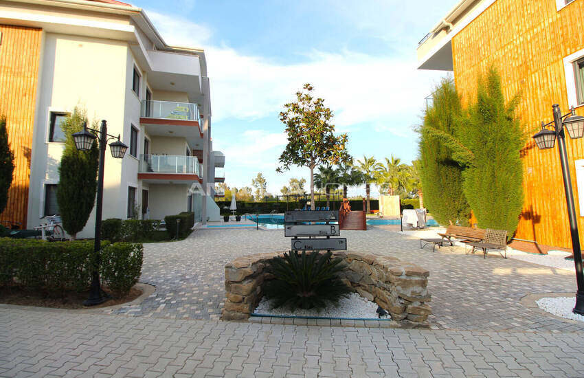 Меблированная квартира 2+1 с садом в комплексе с бассейном в Белеке 12