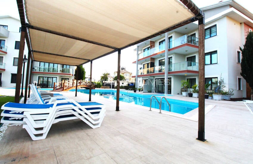 Меблированная квартира 2+1 с садом в комплексе с бассейном в Белеке 6