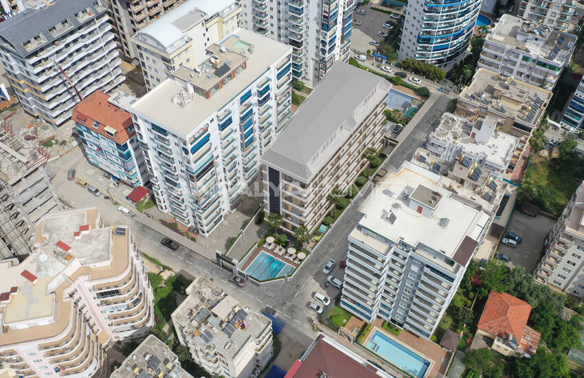 شقق أنيقة تبعد 400 متر عن الشاطئ في ألانيا 5