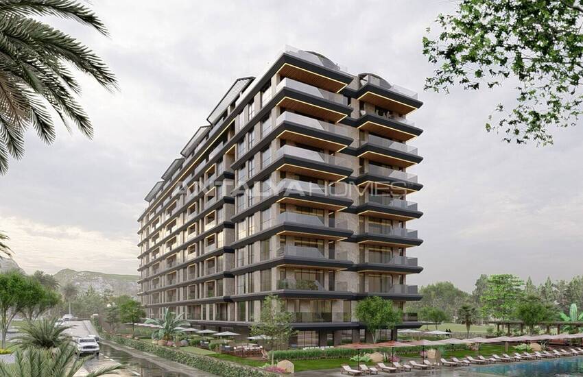 Flats in a Luxury Project 200 M From the Sea in Antalya Lara 1