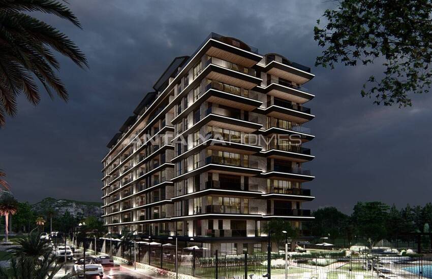 Flats in a Luxury Project 200 M From the Sea in Antalya Lara
