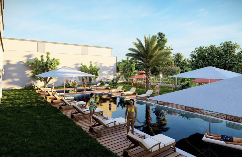 Antalya Altıntaş'ta Olimpik Havuzlu Sitede Şık Daireler 1