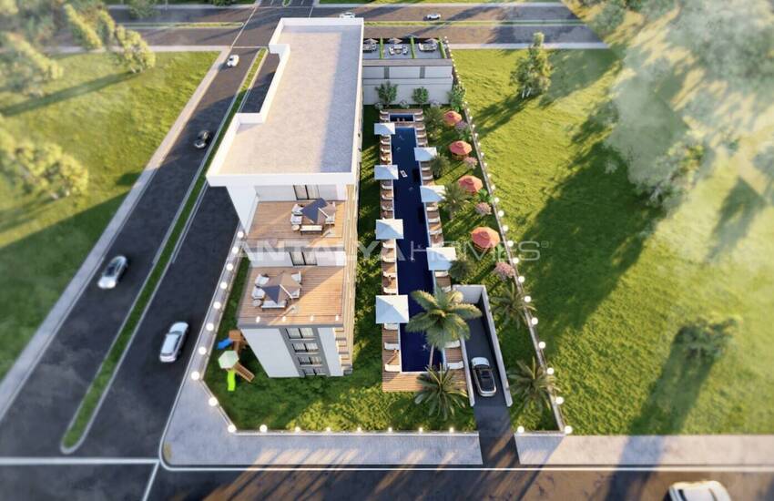 Antalya Altıntaş'ta Olimpik Havuzlu Sitede Şık Daireler 3