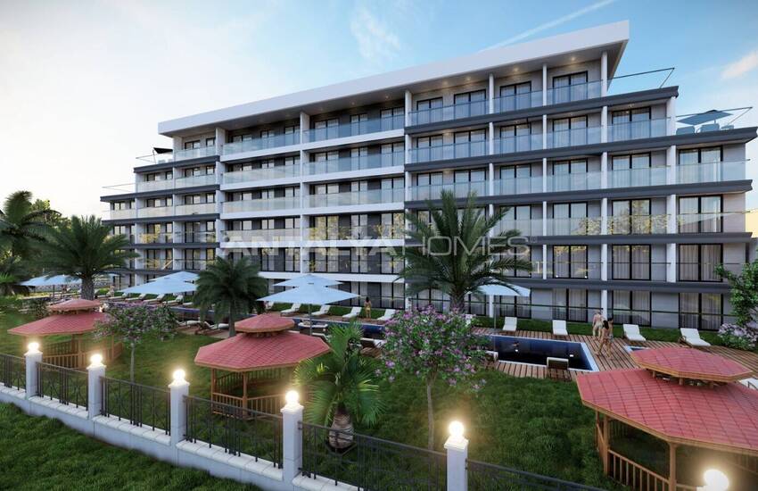 آپارتمانهای شیک با استخری به اندازه استخر المپیک در آنتالیا آلتینتاش 5