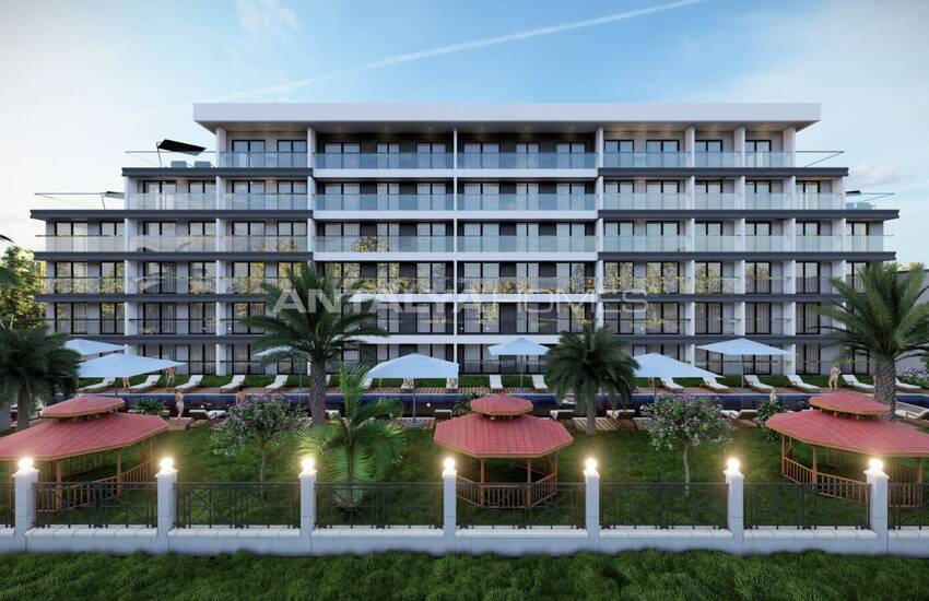 آپارتمانهای شیک با استخری به اندازه استخر المپیک در آنتالیا آلتینتاش