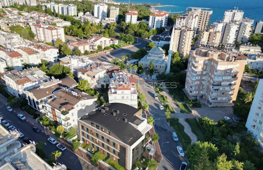 Eleganta Lägenheter Med Pool I Antalya Muratpasa 2