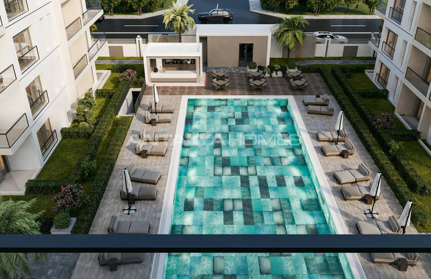 املاک در یک پروژه با امکانات غنی در آلتینتاش آنتالیا 10