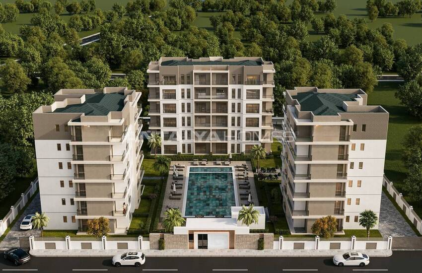 املاک در یک پروژه با امکانات غنی در آلتینتاش آنتالیا