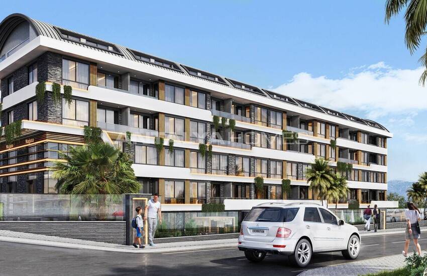 Stilfulla Lägenheter Med Havsutsikt I Alanya 1