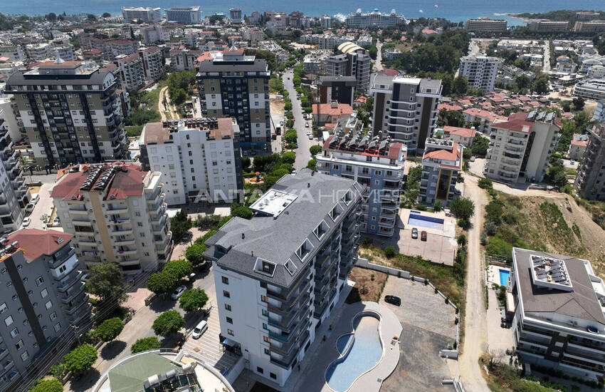 Квартиры на продажу в 800 м от моря в Алании, Анталия 1