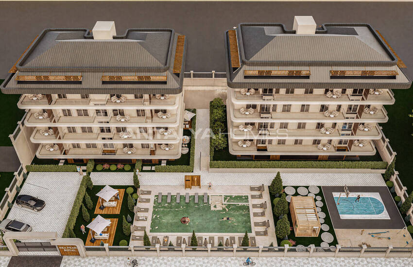 Appartements À 1,5 Km De La Mer À Alanya Oba 1