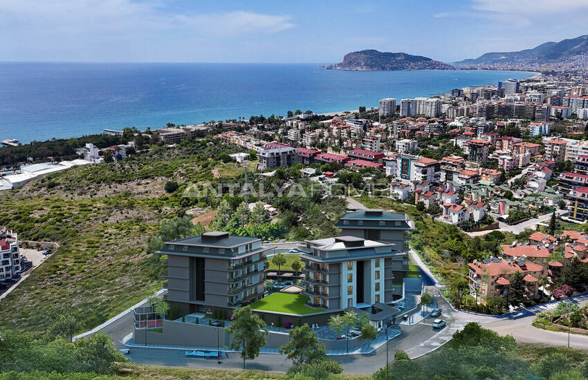 Alanya Kestel'de Denize Yürüme Mesafesinde Daireler 1