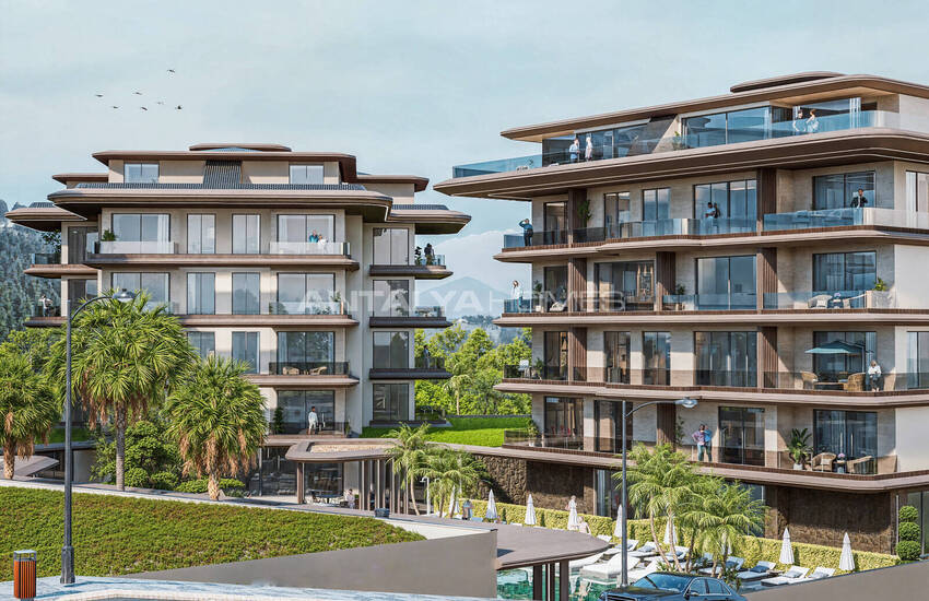 Alanya Kestel'de Denize Yürüme Mesafesinde Daireler 6