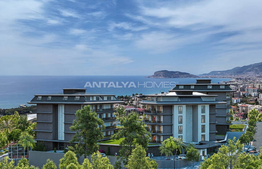 Alanya Kestel'de Denize Yürüme Mesafesinde Daireler