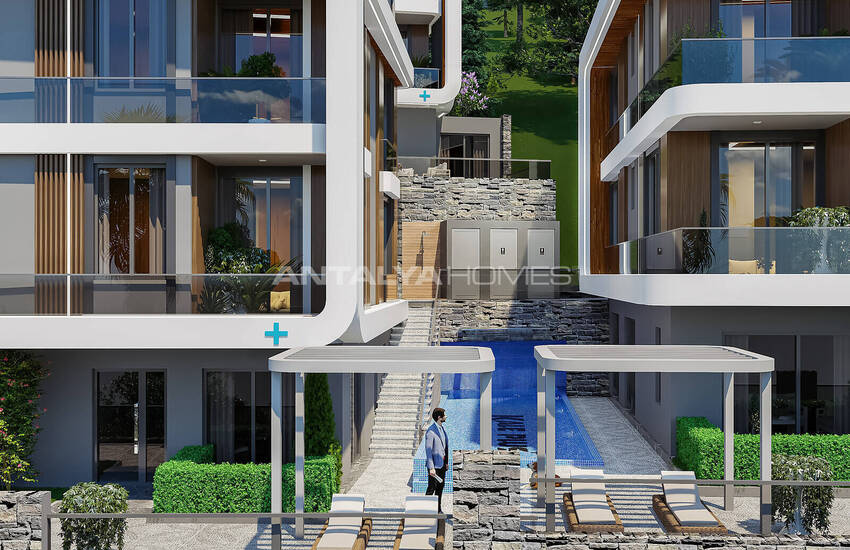 Rymliga Lägenheter Med Havsutsikt Och Smarta System I Alanya 1