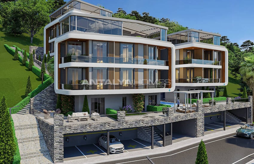 Rymliga Lägenheter Med Havsutsikt Och Smarta System I Alanya 4