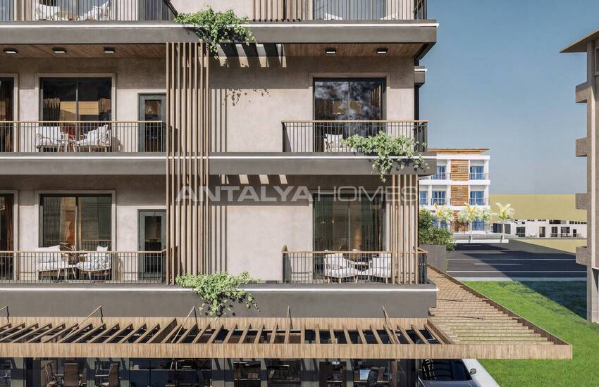 Alanya'da Havuzu ve Spor Salonu Bulunan Sitede Dubleks Daireler 2