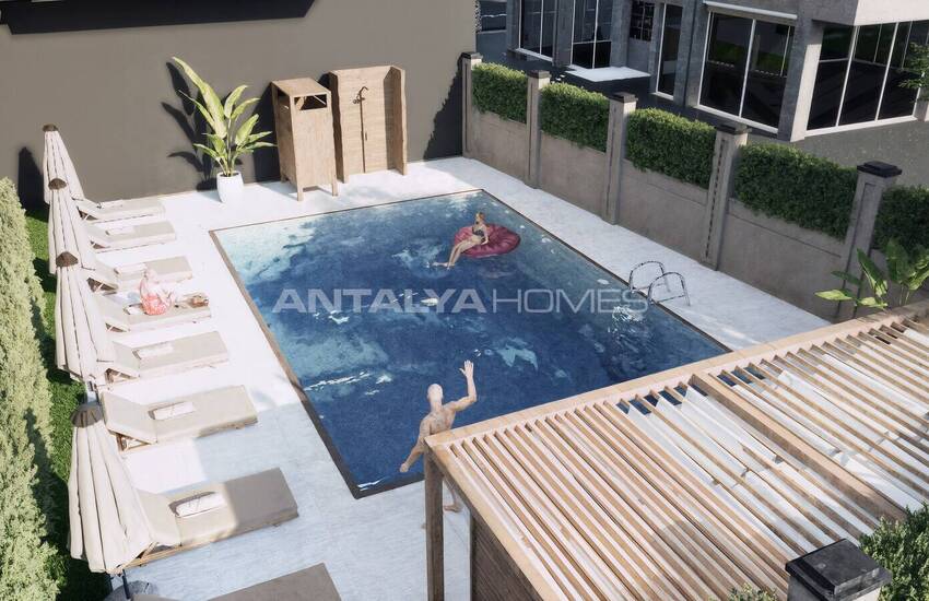 Duplettlägenheter I Ett Komplex Med Pool Och Gym I Alanya Centrum 3