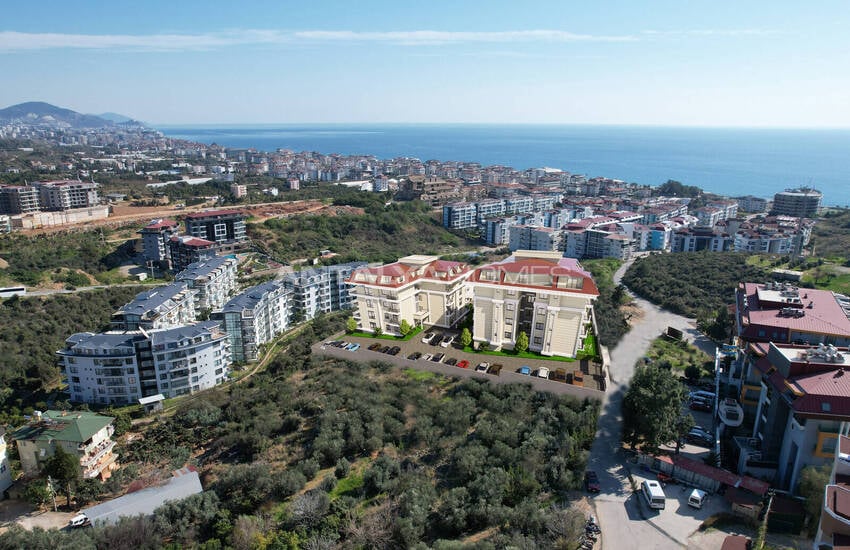 آپارتمان‌های شیک در فاصله ۷۰۰ متری از دریا در آلانیا 3