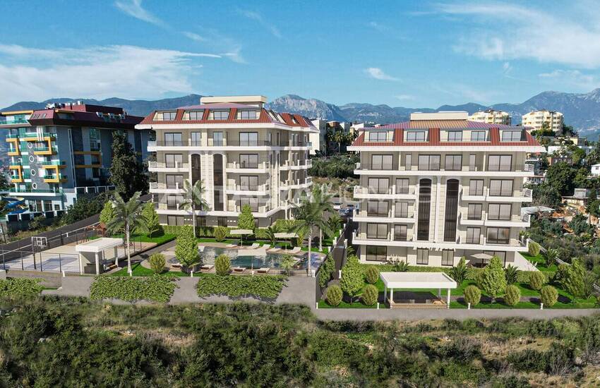 آپارتمان‌های شیک در فاصله ۷۰۰ متری از دریا در آلانیا 4