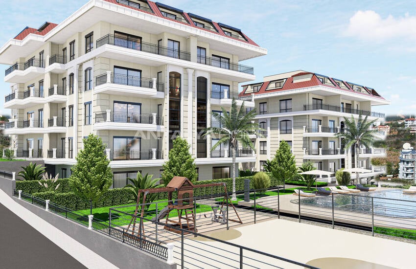 آپارتمان‌های شیک در فاصله ۷۰۰ متری از دریا در آلانیا 6