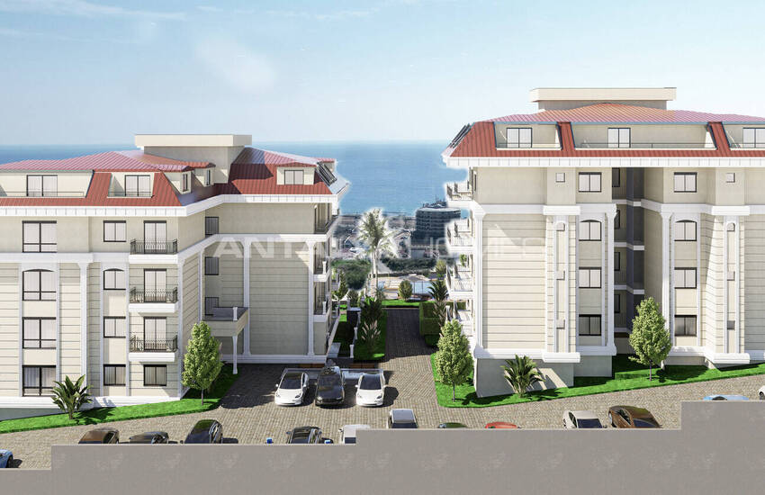 آپارتمان‌های شیک در فاصله ۷۰۰ متری از دریا در آلانیا 8
