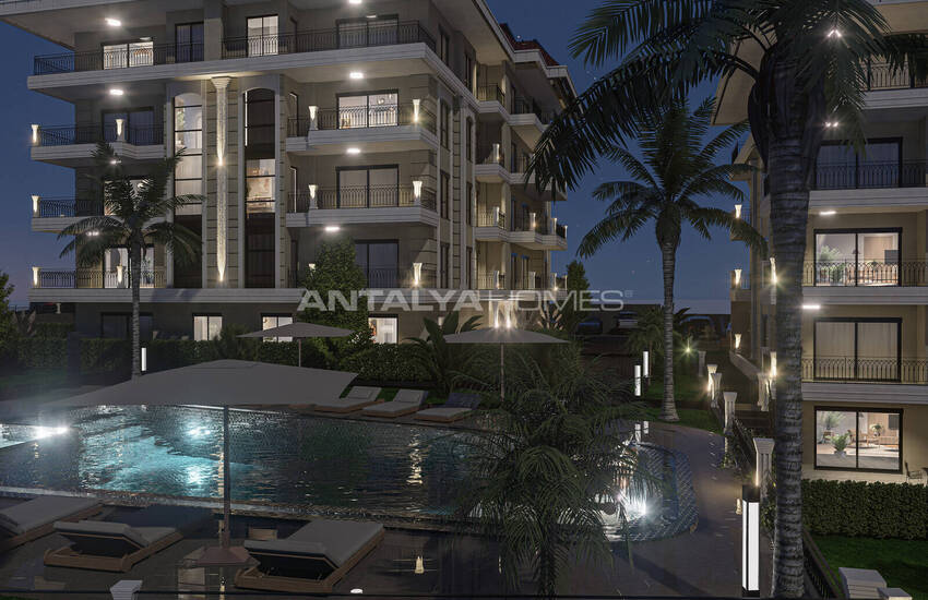 آپارتمان‌های شیک در فاصله ۷۰۰ متری از دریا در آلانیا 9