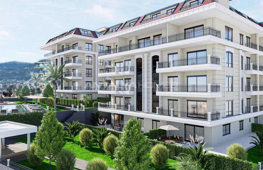 آپارتمان‌های شیک در فاصله ۷۰۰ متری از دریا در آلانیا 1