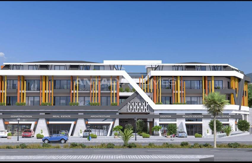 Alanya'da Merkezi Konuma Sahip İş Merkezinde Ticari Gayrimenkuller 5