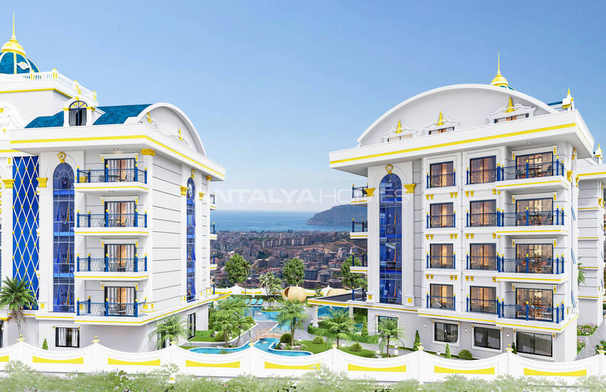 Apartments in a Complex with Resort-style Amenities in Alanya Oba 4