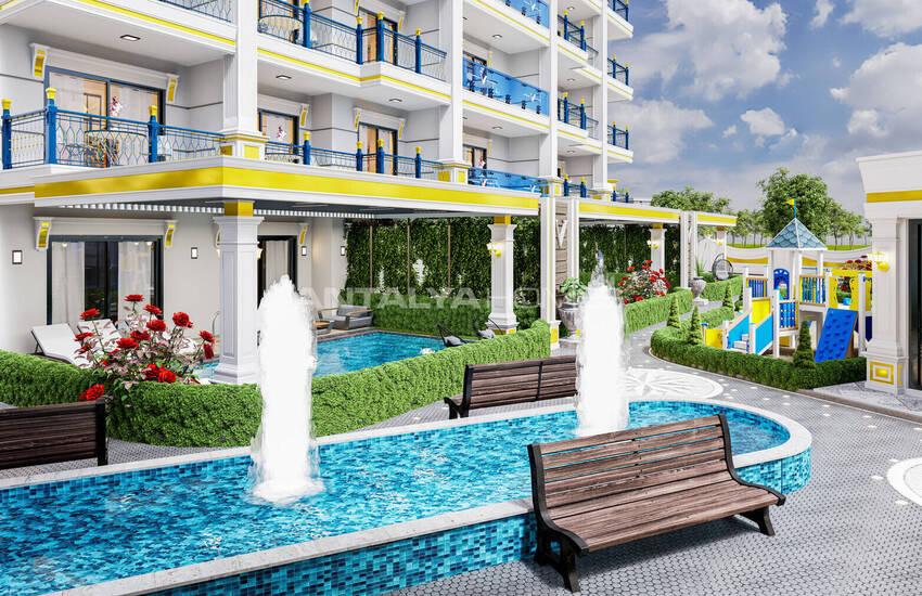 Apartments in a Complex with Resort-style Amenities in Alanya Oba 11