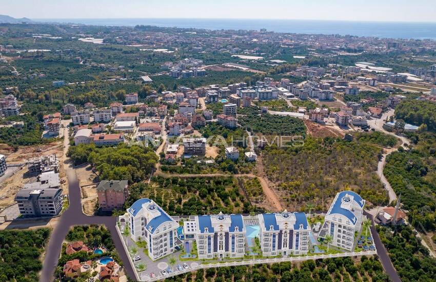 Apartments in a Complex with Resort-style Amenities in Alanya Oba 24