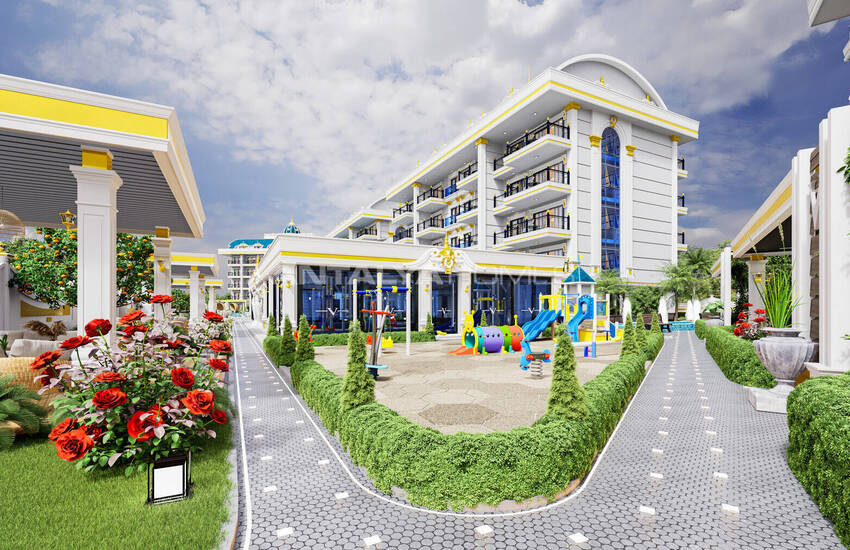 Apartments in a Complex with Resort-style Amenities in Alanya Oba 13
