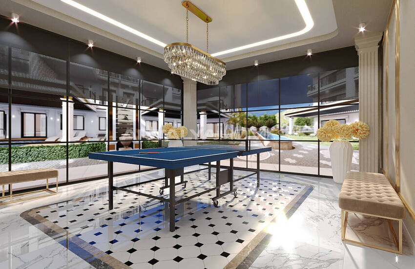 Apartments in a Complex with Resort-style Amenities in Alanya Oba 19