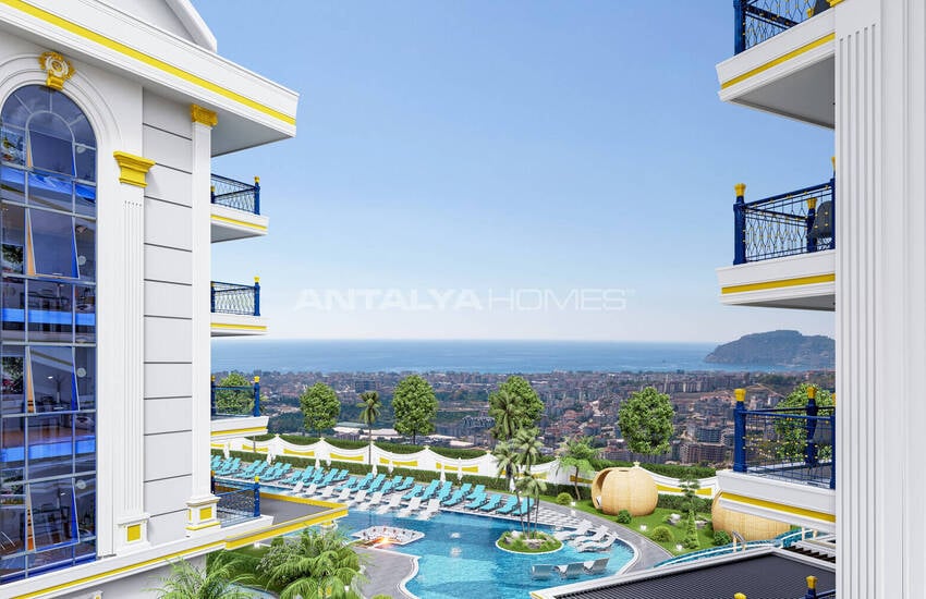 Apartments in a Complex with Resort-style Amenities in Alanya Oba 2