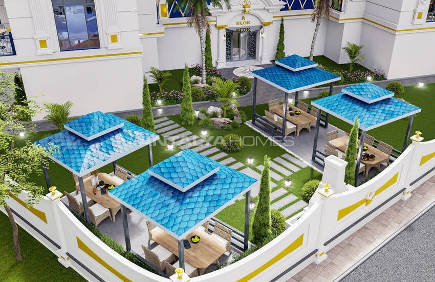 Apartments in a Complex with Resort-style Amenities in Alanya Oba 6